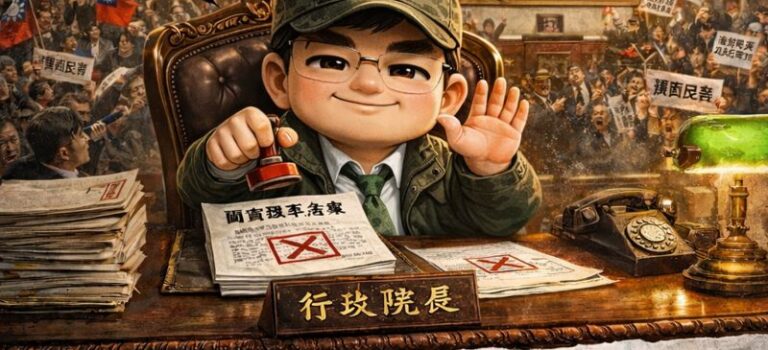 立法後行政府不附署不公告