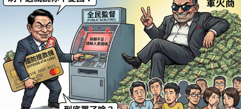 錢政府花稅我們繳問題不能問