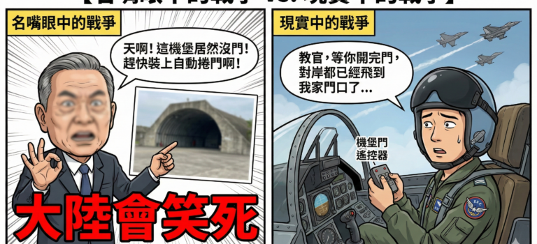 機堡沒門會笑死,部長被問找搶手?呂教官的「軍事邏輯」真是讓人肅然起敬! 一出聲, 我就懂你的專業了