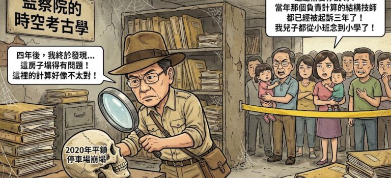監察院「順利運作」:一場年耗數億的考古大型實境秀 這個監察時效,實在不敢恭維啊 一堆案子查了沒有結果